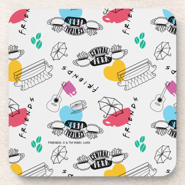 FRIENDS™ | Icon Pattern Coaster (Front)