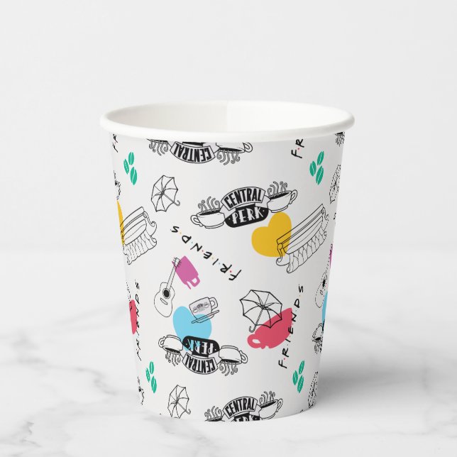 FRIENDS™ | Icon Pattern Paper Cups (Left)