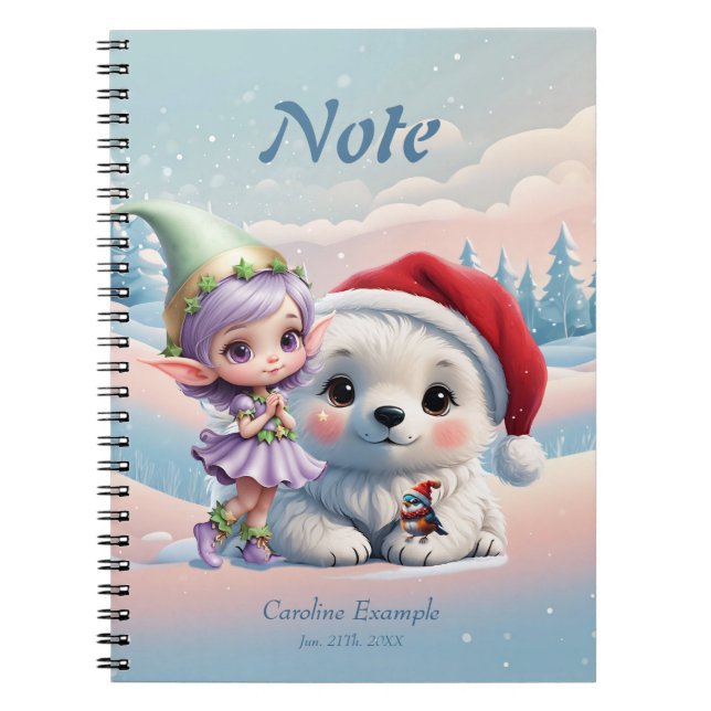 Friends in a fantasy world.  notebook (Front)