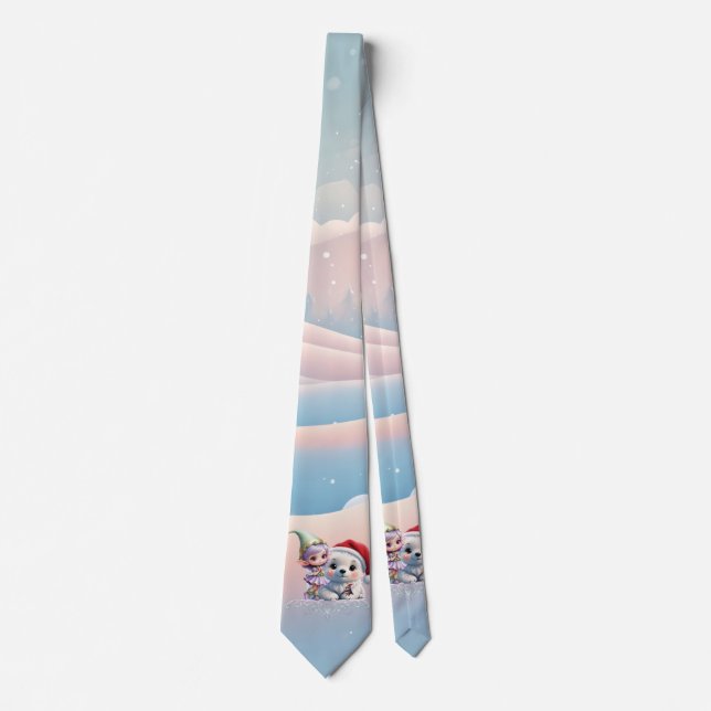 Friends in a fantasy world. tie (Front)