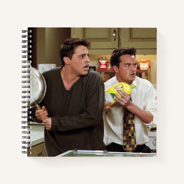 FRIENDS™ | Joey & Chandler Scared Notebook (Front)
