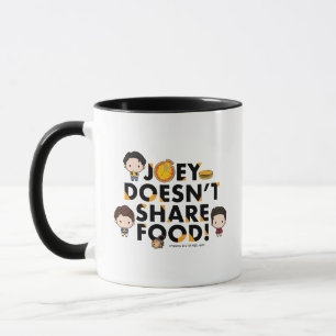 FRIENDS™   Joey Doesn't Share Food Chibi Mug
