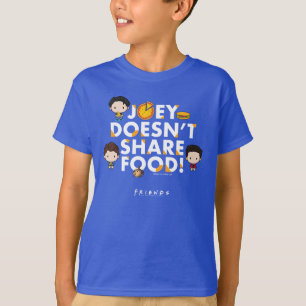FRIENDS™ Joey Doesn't Share Food Chibi T-Shirt