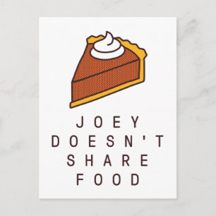 FRIENDS™   Joey Doesn't Share Food Invitation Postcard