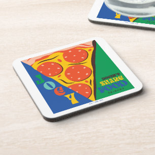 FRIENDS™   Joey Doesn't Share Food - Pizza Graphic Coaster