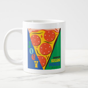 FRIENDS™   Joey Doesn't Share Food - Pizza Graphic Large Coffee Mug
