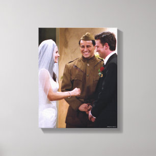 FRIENDS™ Joey Marries Monica & Chandler Canvas Print