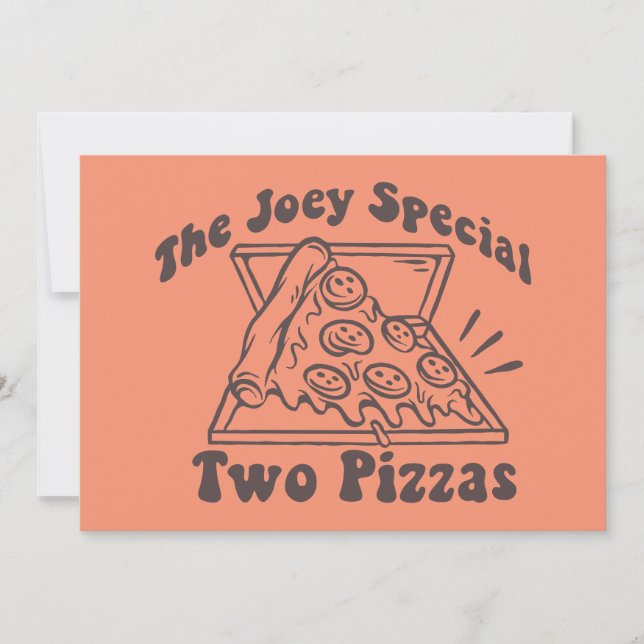 FRIENDS™ | Joey Pizza Quote Card (Front)