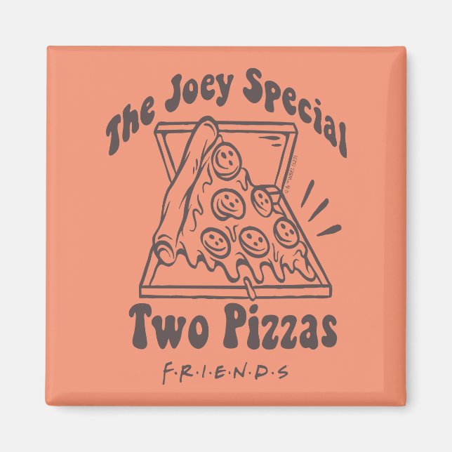 FRIENDS™ | Joey Pizza Quote Magnet (Front)