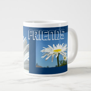 FRIENDS Large Jumbo Blue Sky Daisy Mugs Holidays