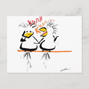 Friends let friends vent postcard