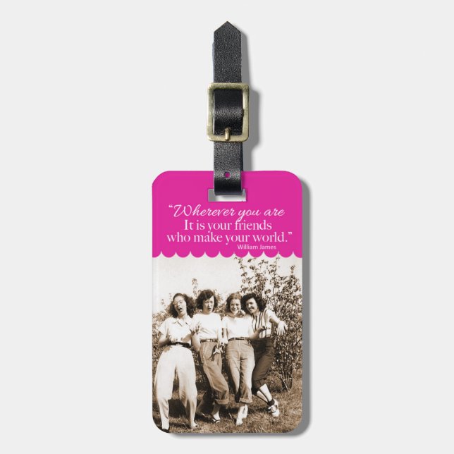 Friends Luggage Tag (Front Vertical)