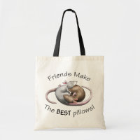 Friends make the BEST pillows! - rat bag