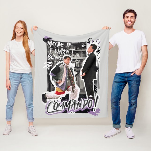 FRIENDS™ | Maybe If I Wasn't Going Commando! Fleece Blanket (In Situ)