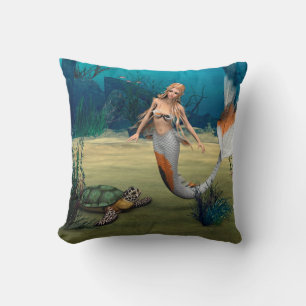 Friends Mermaid und Turtle Cushion