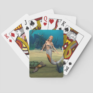 Friends Mermaid und Turtle Playing Cards