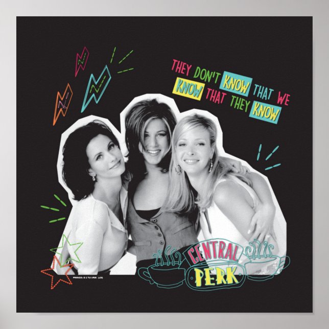 FRIENDS™ | Monica, Rachel & Phoebe Poster (Front)