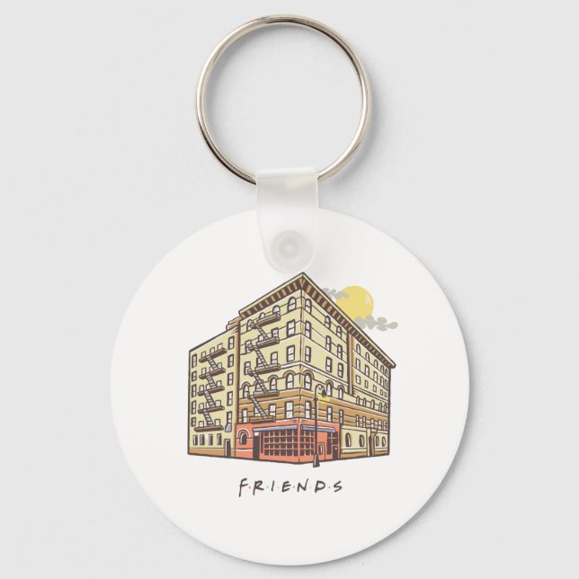 FRIENDS™ | Monica's Apartment Building Key Ring (Front)