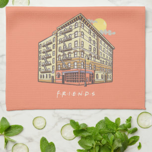 FRIENDS™ Monica's Apartment Building Tea Towel
