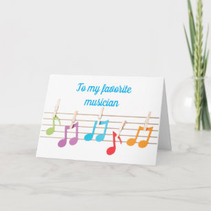 **FRIEND'S** MUSICAL NOTES BIRTHDAY WISHES