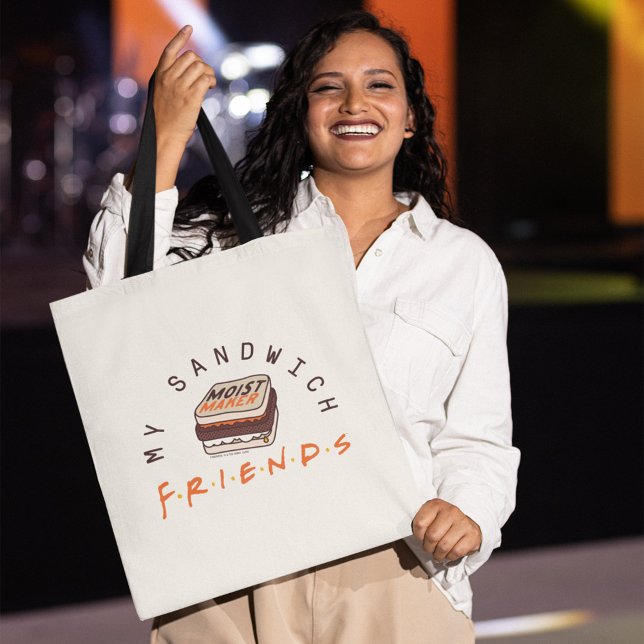 FRIENDS™ | My Sandwich Tote Bag (Person holding tote bag)