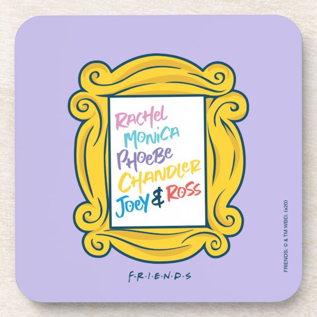 FRIENDS™ Names in Peephole Coaster (Front)