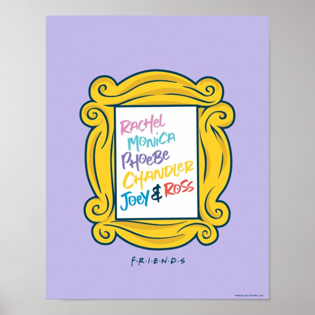 FRIENDS™ Names in Peephole Poster (Front)