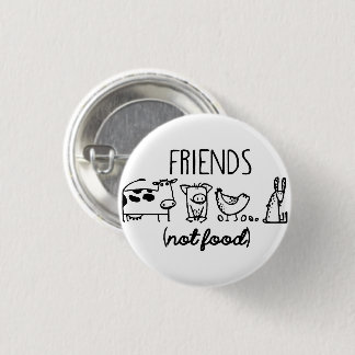 FRIENDS (not food) 3 Cm Round Badge