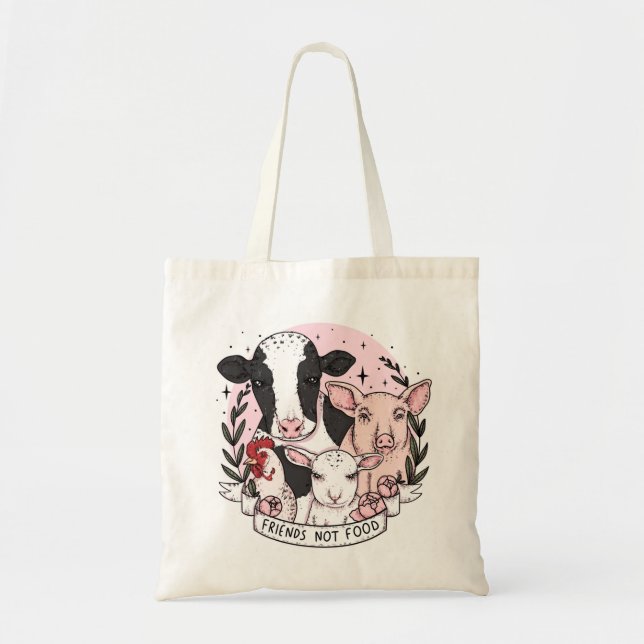friends not food Art Print Tote Bag (Front)