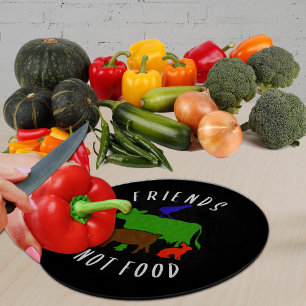 Friends Not Food, Vegan Kitchen Cutting Board