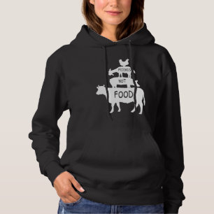 Friends Not Food Vegan Vegetarian Hoodie
