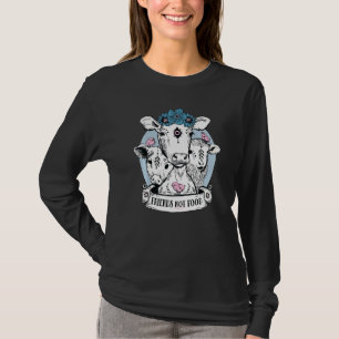 Friends Not Food Vegetarian Vegan Goat Animal Libe T-Shirt