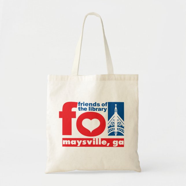 Friends of Maysville Public Library apron Tote Bag (Front)