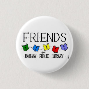 Friends of the Rahway Public Library Button