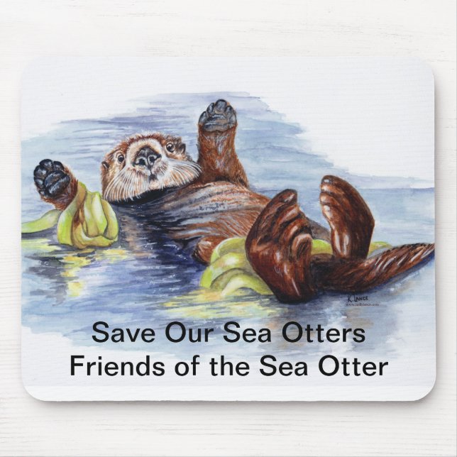 Friends of the Sea Otter Mousepad (Front)