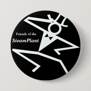 Friends of the SteamPlant Logo IV 7.5 Cm Round Badge