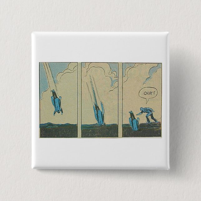 Friends OKAY? 15 Cm Square Badge (Front)