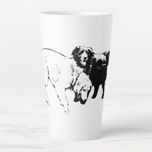 Friends on the Leafy Path Latte Mug