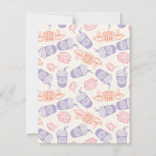 FRIENDS™ Pastel Central Perk Pattern Card