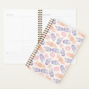 FRIENDS™ Pastel Central Perk Pattern Planner