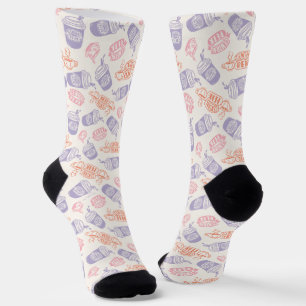 FRIENDS™   Pastel Central Perk Pattern Socks