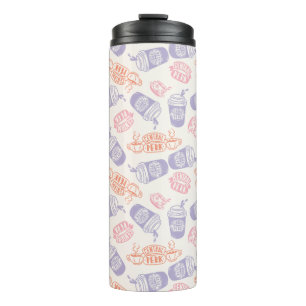 FRIENDS™   Pastel Central Perk Pattern Thermal Tumbler