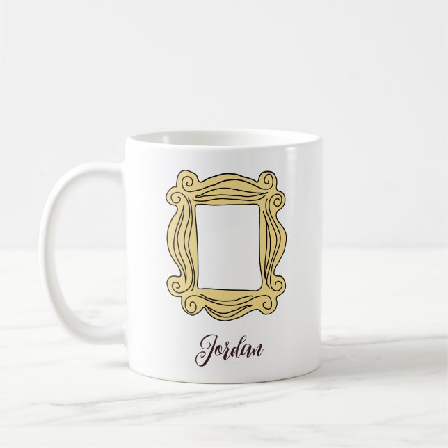 FRIENDS™ | Peephole Frame | Add Your Name Coffee Mug (Left)