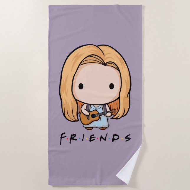 FRIENDS™ | Phoebe Chibi Beach Towel (Front)