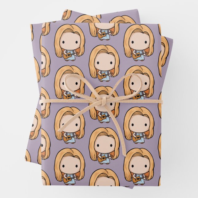 FRIENDS™ | Phoebe Chibi Wrapping Paper Sheet (In situ)