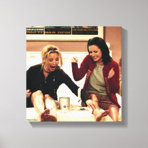 FRIENDS™ Phoebe & Monica Waxing Legs Canvas Print