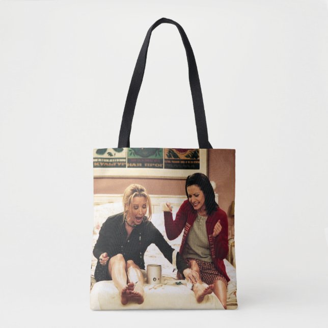 FRIENDS™ | Phoebe & Monica Waxing Legs Tote Bag (Front)