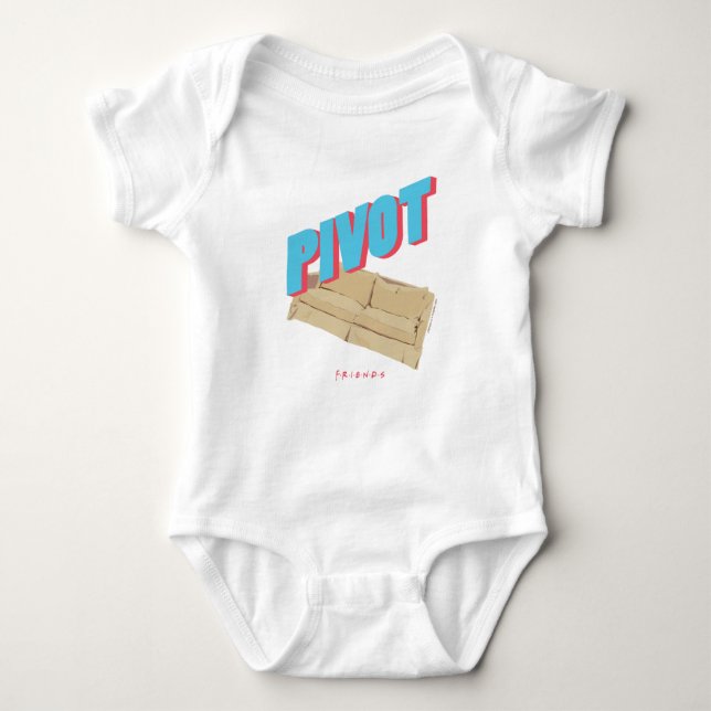FRIENDS™ | Pivot Baby Bodysuit (Front)