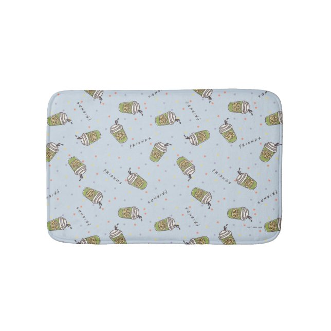 FRIENDS™ | Polka Dot Central Perk Pattern Bath Mat (Front)