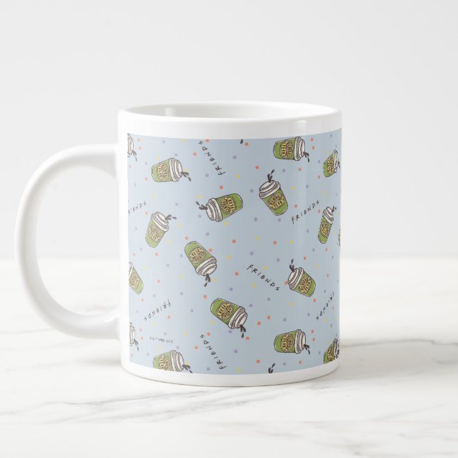 FRIENDS™ | Polka Dot Central Perk Pattern Large Coffee Mug (Left)